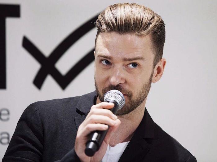 Justin Timberlake s pompadour zadnjimi lasmi