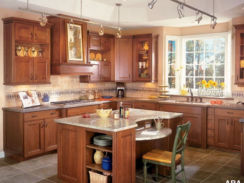 Interni cucina in stile country