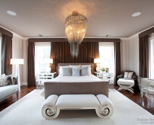 Eleganten dizajn spalnice