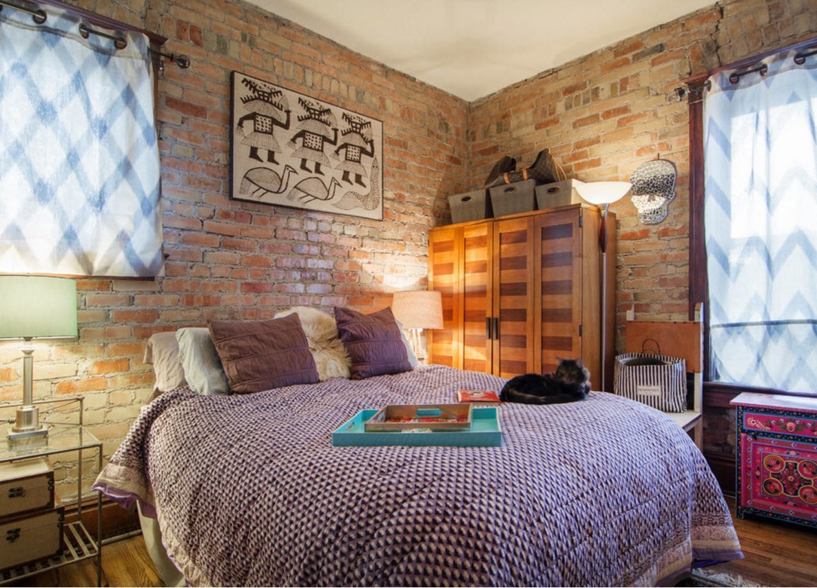 Olağandışı yatak odası dekorasyonu