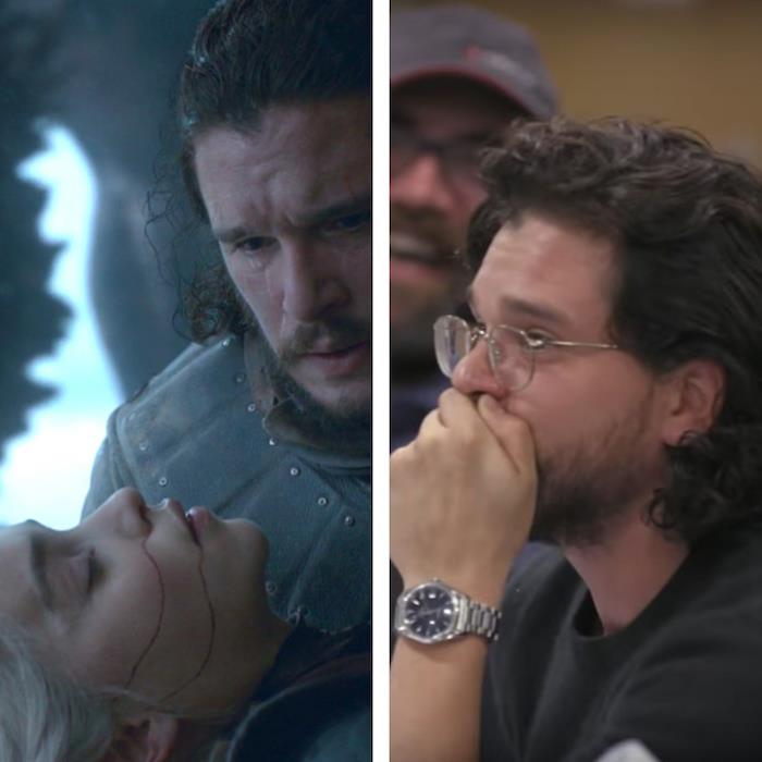 The Last Swatch belgeseli, Kit Harington'ın karakteri Jon Snow'un son senaryosunun keşfiyle çok üzüldüğünü gösteriyor.