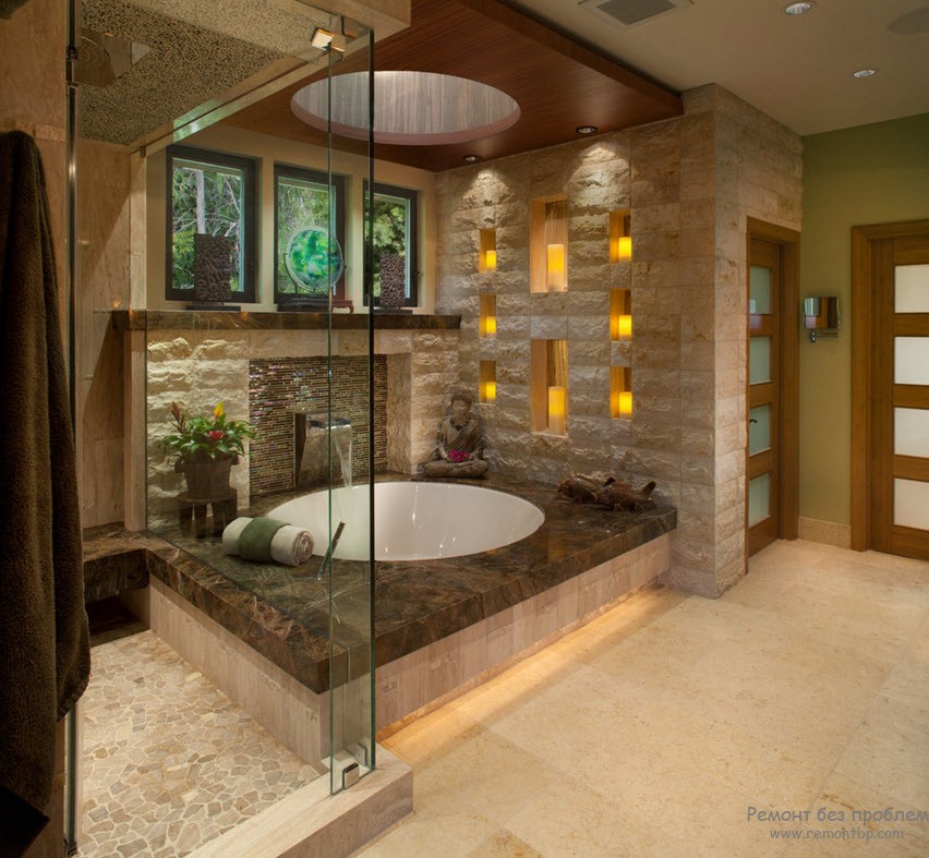 Kinų stiliaus vonios kambarys