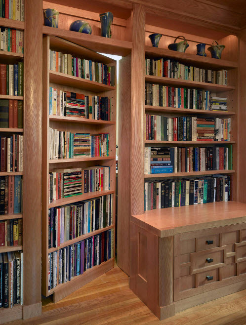 Porta con libreria