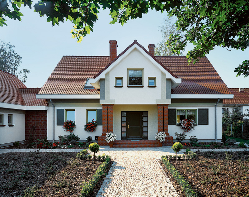 hermosa casa acogedora con un ático