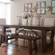 Mesa de madera maciza