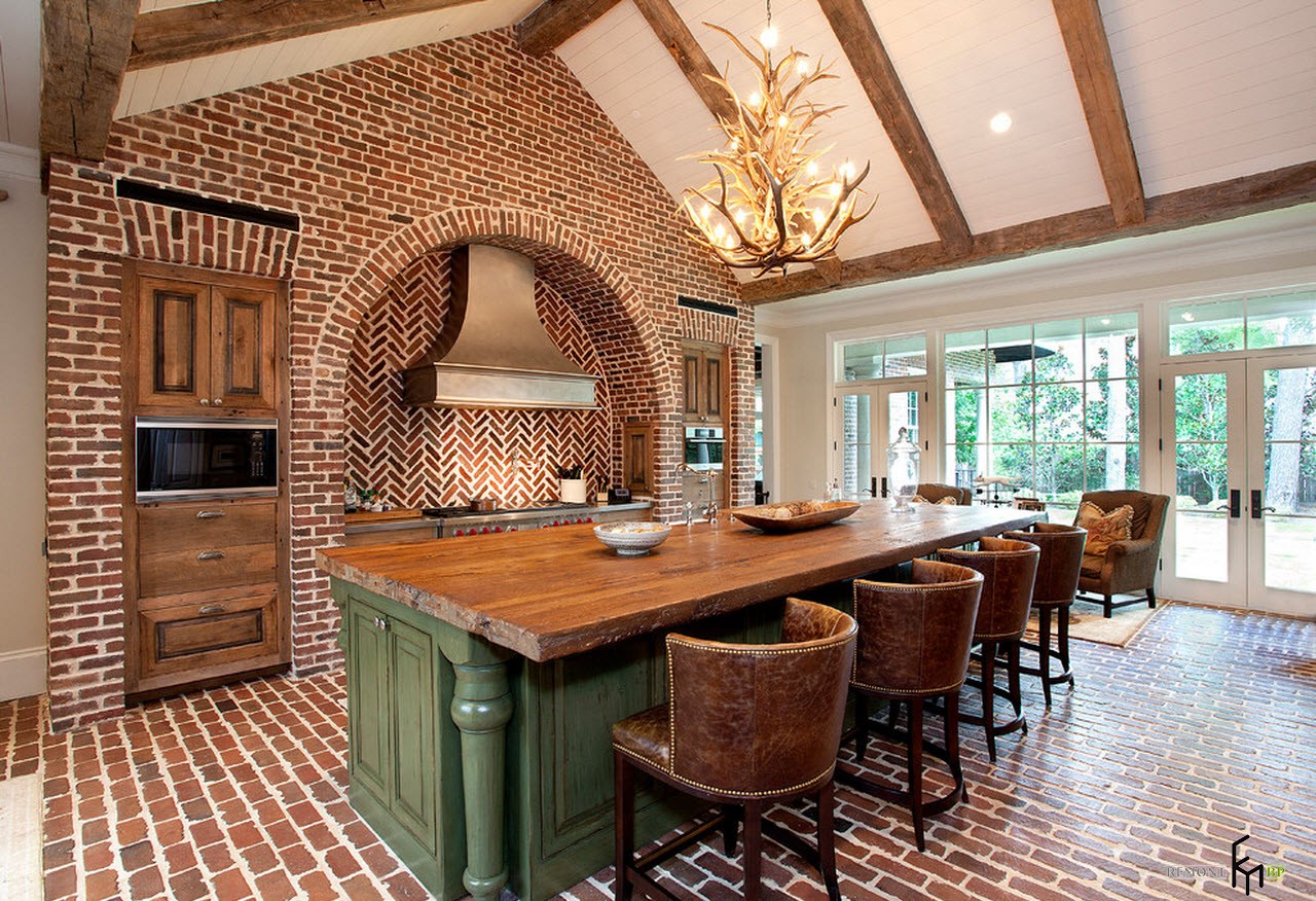 Delantal con azulejos