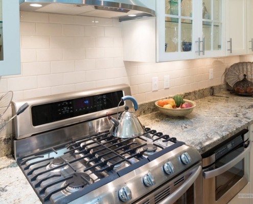 Azulejos estéticos en la cocina.