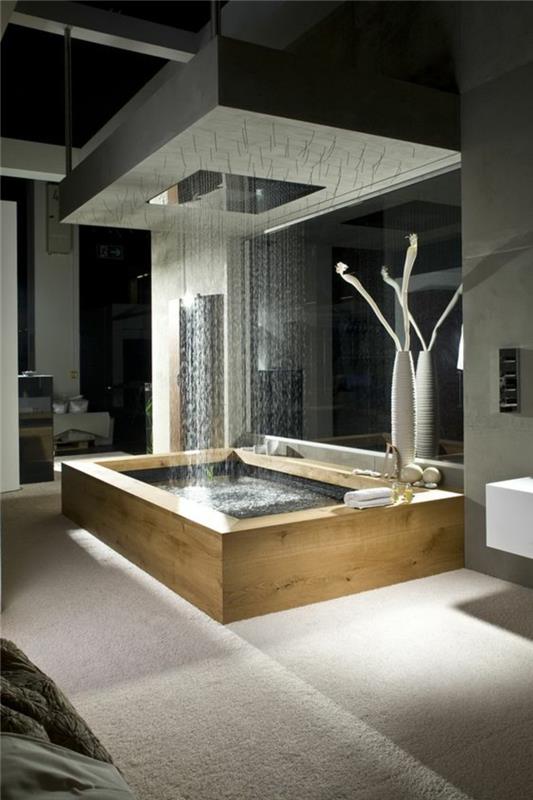 bej ve gri banyo mavi veya beyaz banyo dekorasyonu