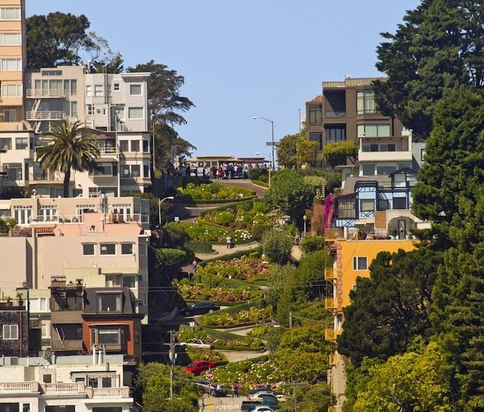 Ozadje pokrajine San Francisco California, pokrajinsko ozadje, najlepša fotografija mesta