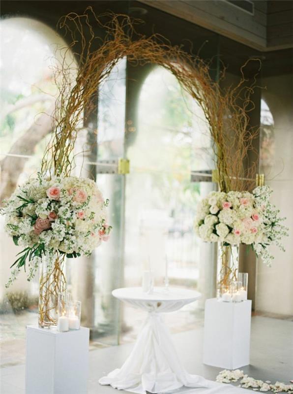 Düğün dekorasyon alıntı düğün kompozisyon çiçek oluşturma