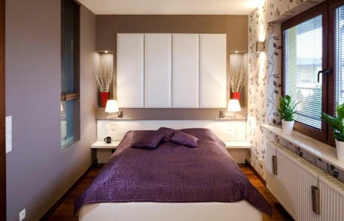 „deco“ suaugusiųjų miegamasis-madingas-dvigulė lova-dizainas-maža erdvė