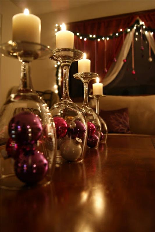 Kalėdų puošmena-2015-Kalėdų dekoravimas-idėja-Kalėdų puošmena-gaminti-vyno taurę