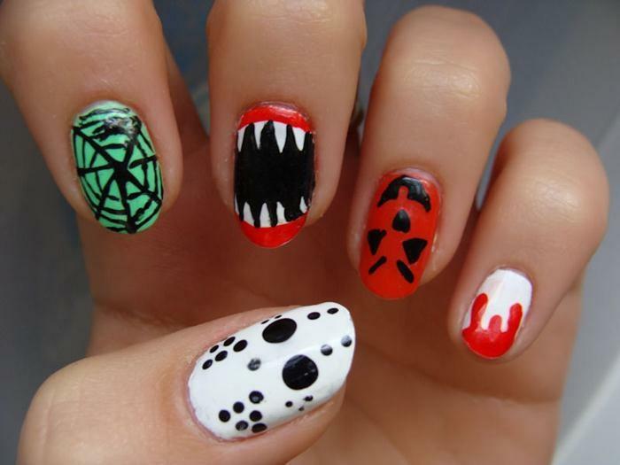 gel za nohte-gel-design-nohte-cool-idejo za izdelavo