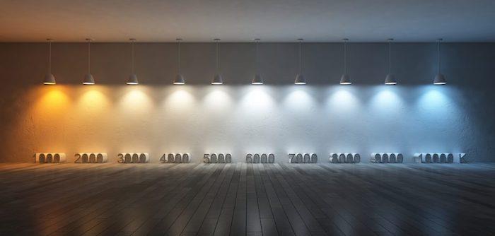 Izberite svojo LED žarnico, katero barvo želite za katero sobo, barvno temperaturo LED, toplo belo do hladno belo