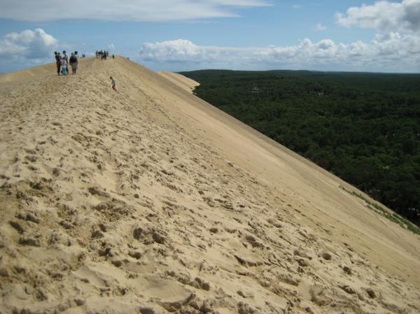 dune-du-pilat-promenada-au-long-de-la-crête-basin-sipine-plus-sipine-spletna mesta