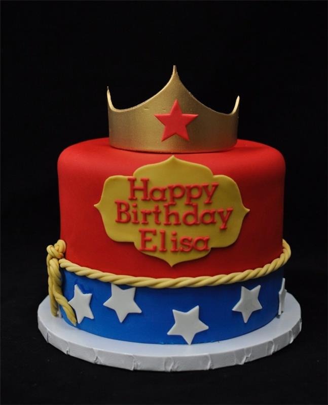 Doğum günün kutlu olsun Elisa orijinal doğum günü pastası, iki katlı harika kız 30 yıl dönümü çikolatalı pasta