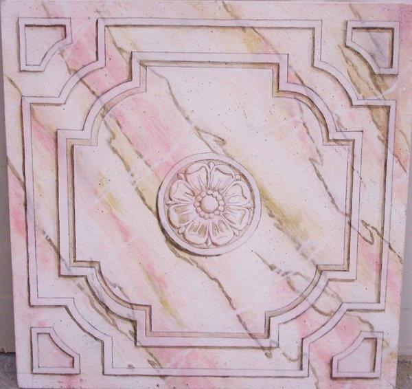 the-trompe-l 'oeil-imitasyon-of-mermer-sahte-mermer-in-pembe