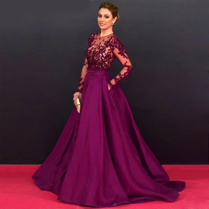 Rdeča obleka dolga večerna obleka ideja obleka večerna obleka lepa princesa obleka