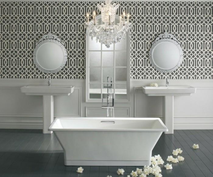 orijinal-banyo-goblen-lüks-fikir-duvar kağıdı-aynalar-çift lavabo