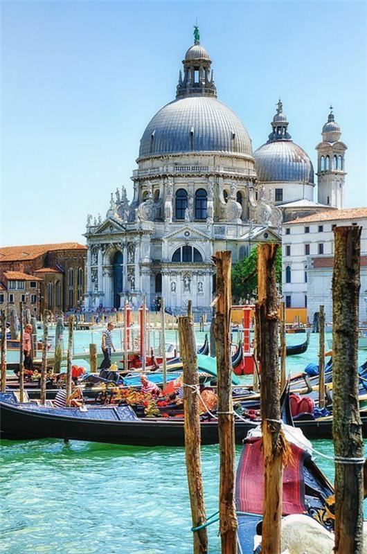 Venedik-güzel-şehir-arasında-chanaux-fotoğraf boyama
