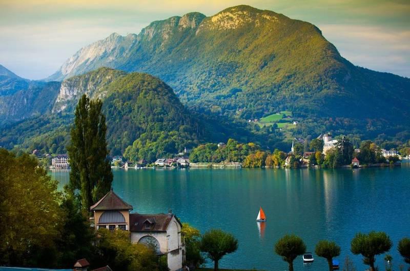 plavalno jezero velike plaže jezero annecy