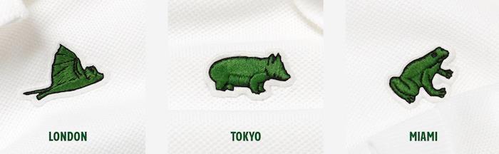 Sınırlı sayıda Lacoste Save Our Species London, Tokyo ve Miami polo gömlekleri