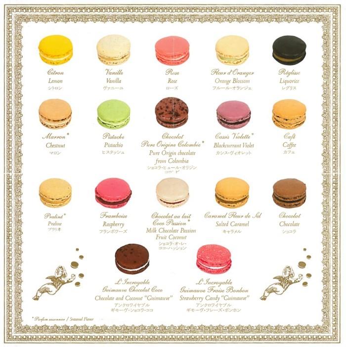 ladurée-macarons-la-dure-paris-pekarna-poglej-ideje-različne-okuse