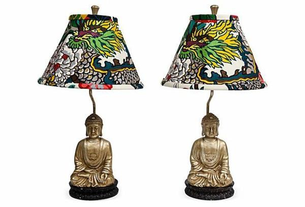 buddha-svetilka-dve-svetilki-z-zmajevimi modeli