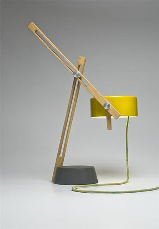 mafsallı-masa lambası-açık-ahşap-renk-sarı-tasarım-masa-lambası