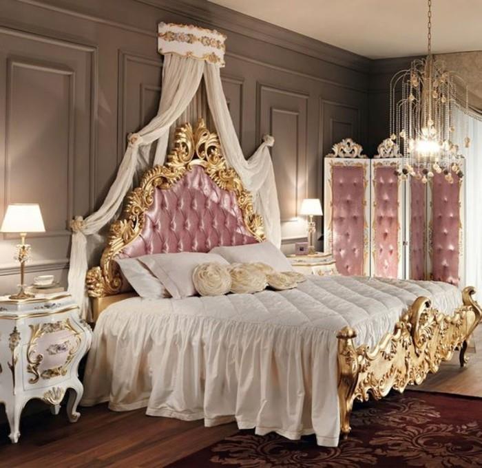 romantiškas-naktinis šviestuvas-galvūgalis-rožinis-paminkštintas-baroko-lovos-raudonas kilimas