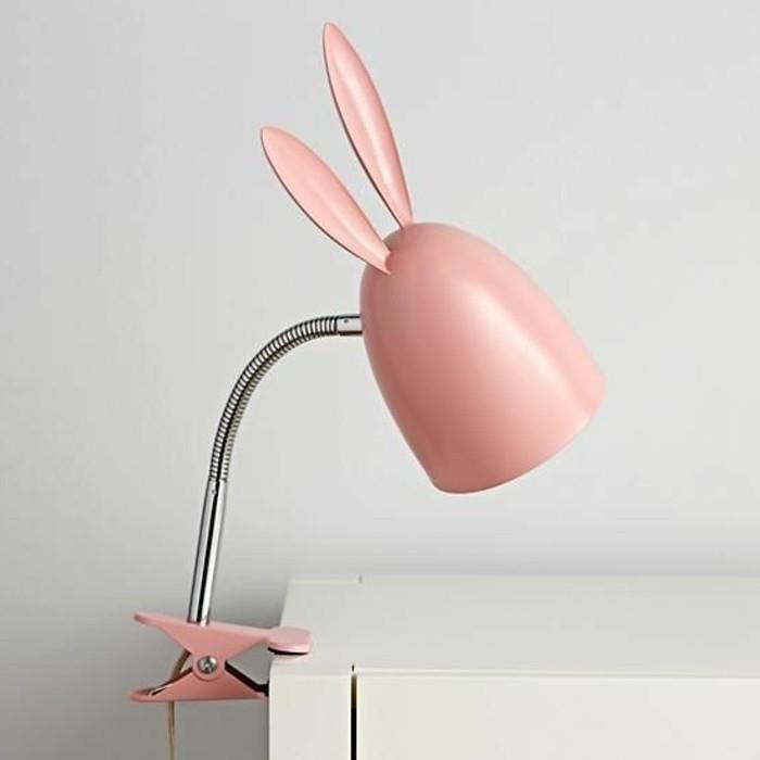 orijinal-tasarım-led-masa lambası-pembe-tavşan şeklinde