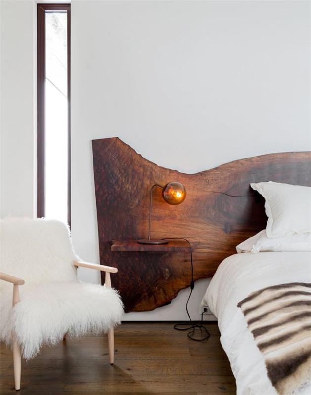 naktiniai šviestuvai-lovos galvutė-žaliavinė mediena