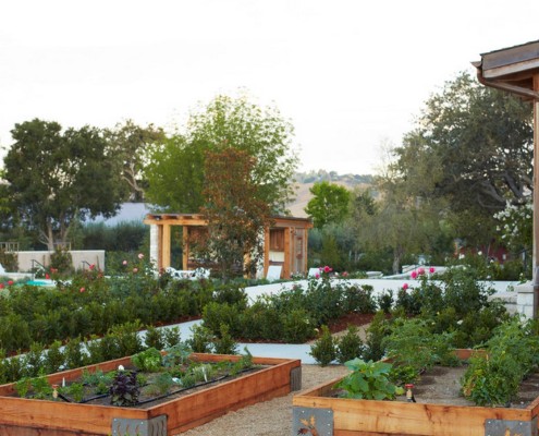 Cama de flores de bosquet