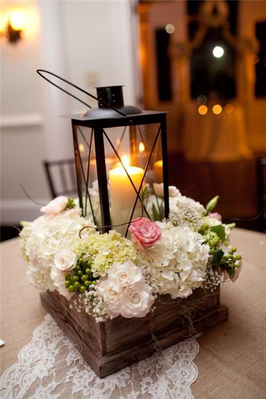 žibintų-žvakių dekoravimas vakarėliams ir vestuvėms