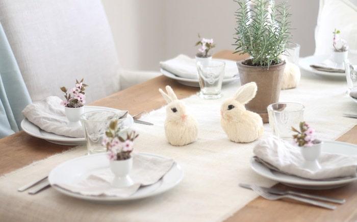 Velykų pasidaryk pats Velykų dekoravimo kūrimas linksmas dekoravimas pietų stalas