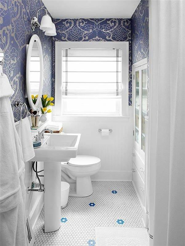 retro-veidrodis-šešiakampis-vonios-kriauklė-balti atspalviai