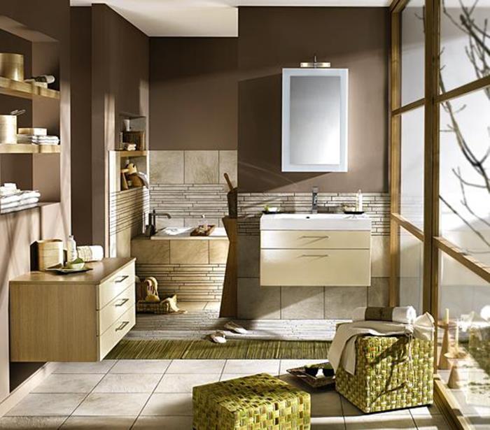 vonios kambarys-plytelės-grožis-ir-Zen-komfortas-smėlio ir rudos spalvos