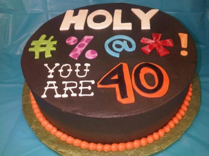 Najboljša izvirna in enostavna rojstnodnevna torta za 40 let zabave