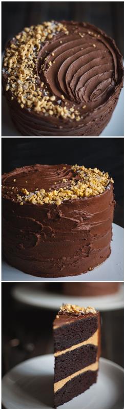 elegantna torta s čokolado in orehi