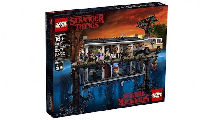 Box Lego Stranger Things, yeni lego muhteşem fikir seti Baş aşağı dünya ve yabancı şeylerden karakterlerin dünyası