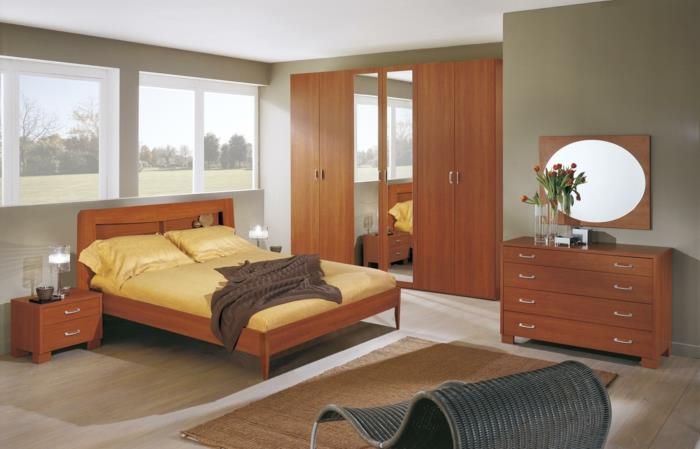 suaugusiųjų lova su saugykla-originali idėja-oranžinė ir medinė galvūgalis