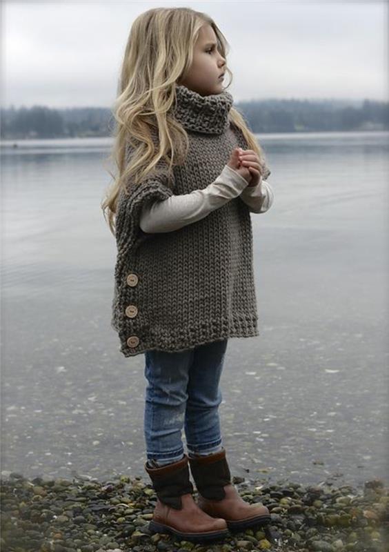 žakardinis megztinis-vaikas-megztinis-Kalėdų-megztinis-mergaitė-gražuolė
