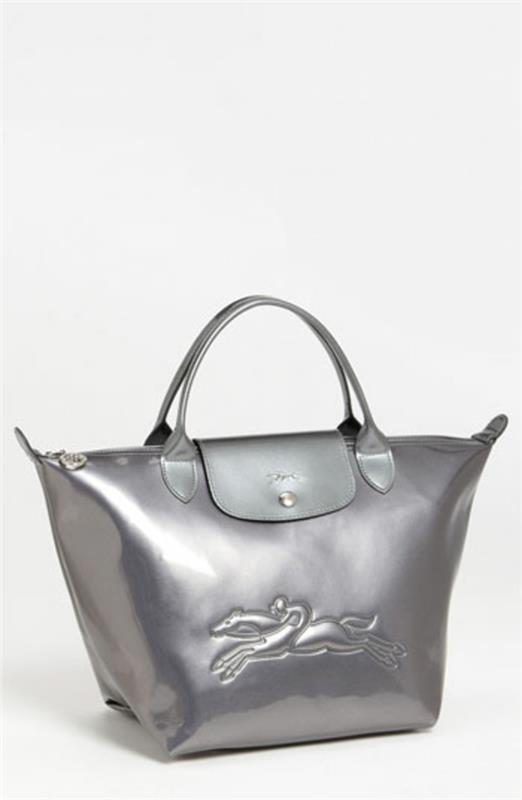 rankinė-longchamp-color-silver