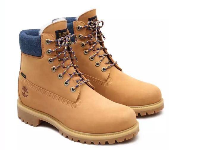 Kot del kolekcije Timberland blagovna znamka predstavlja omejeno izdajo svojih čevljev Lee X Timberland 6-Inch Premium