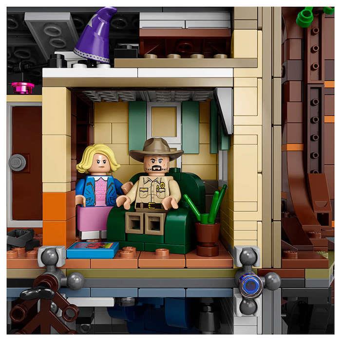 Lego Stranger Things, ilk iki sezonda byers'ın evi, o lego, cherif lego, koltuk parçası kaktüs