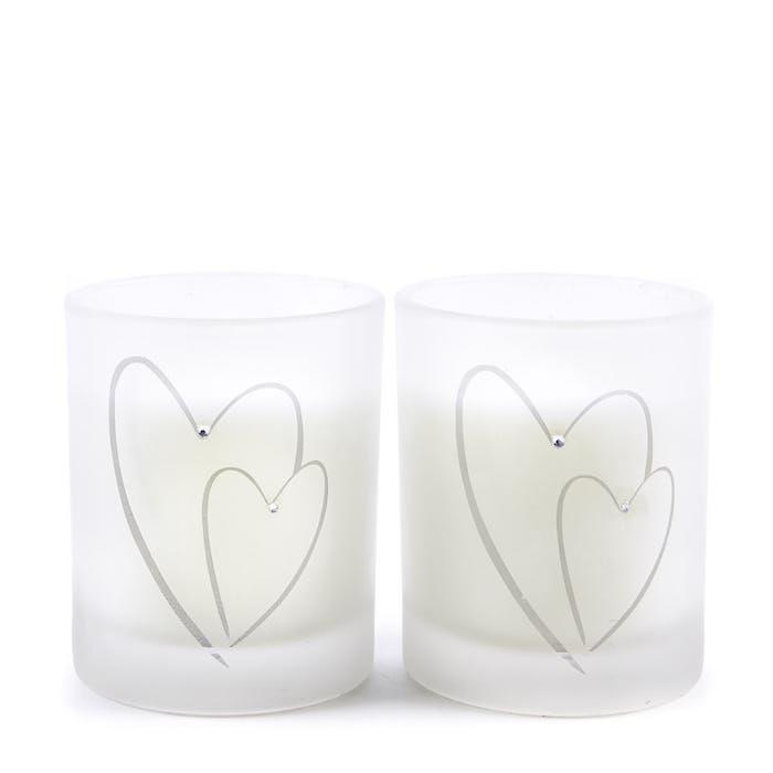 Baltos širdies žvakės, tėvų dovanų idėja, dovanų idėja paprastoms poroms