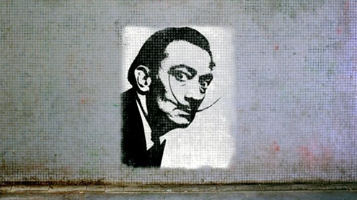 the-graffiti-wall-stencil-street-art-salvador-dali