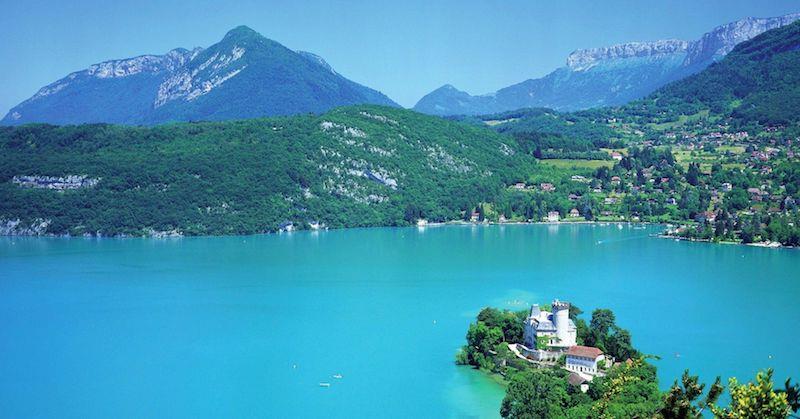 najlepša jezera v francoski annecy