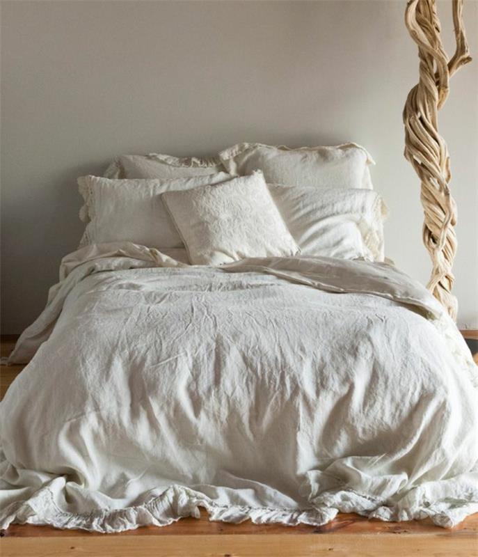 enojno-dekorativno-čisto-laneno-posteljno-posteljno-v-kmečkem slogu