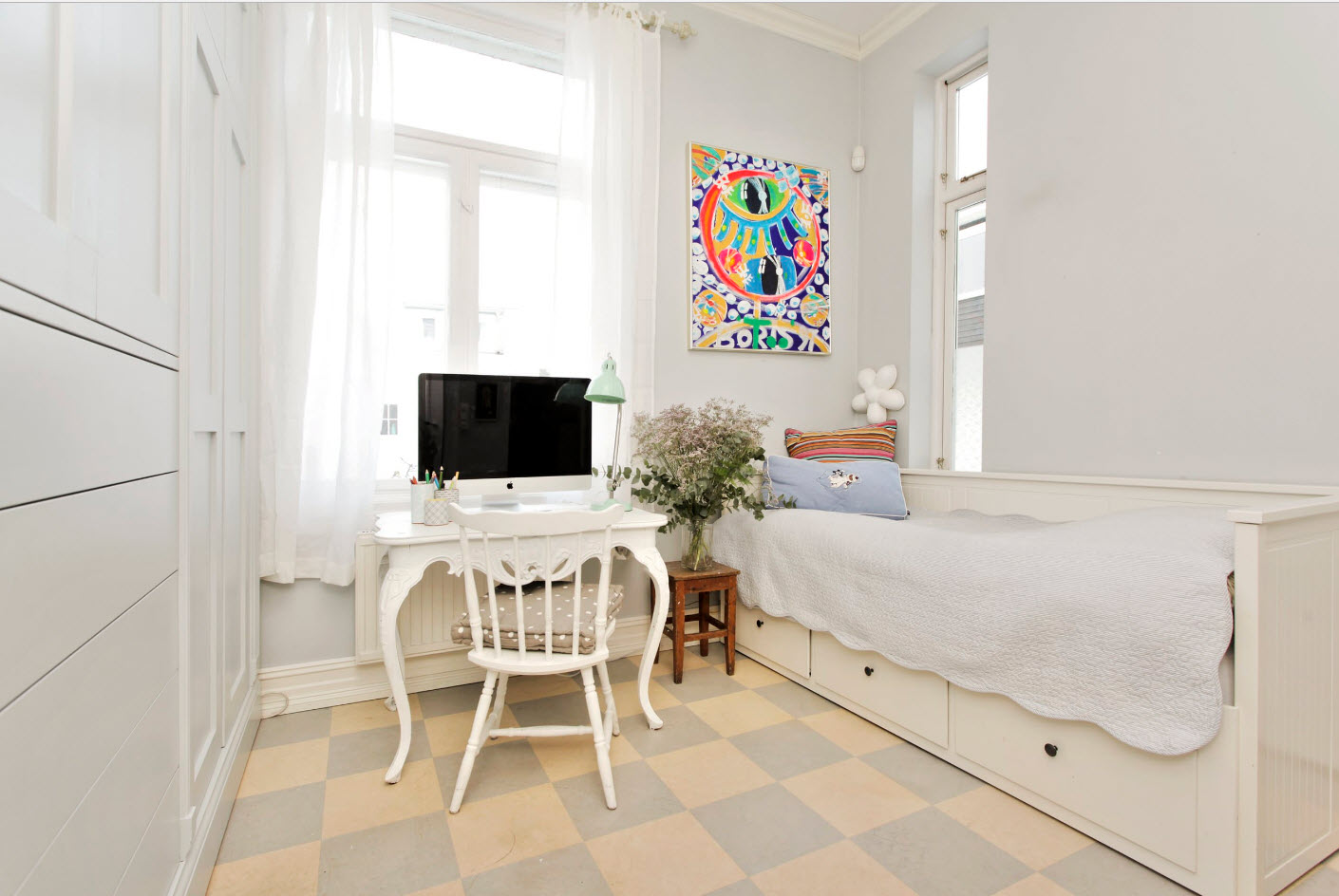 Linoleum para o quarto